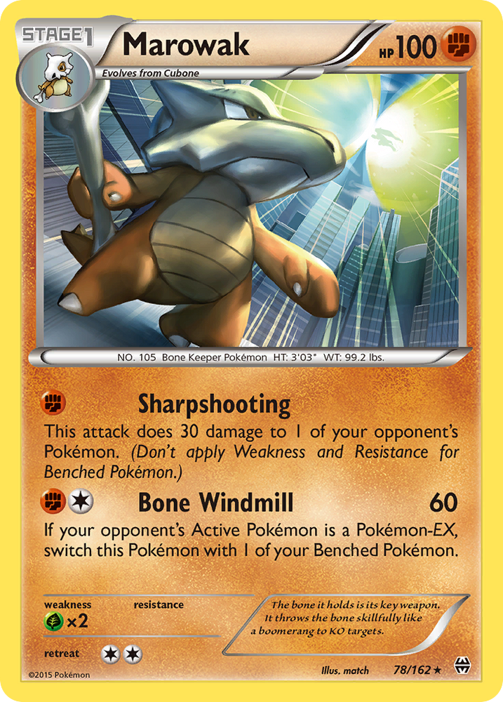 Pokemon | Marowak (78/162) [XY: BREAKthrough] | The Nerd Merchant