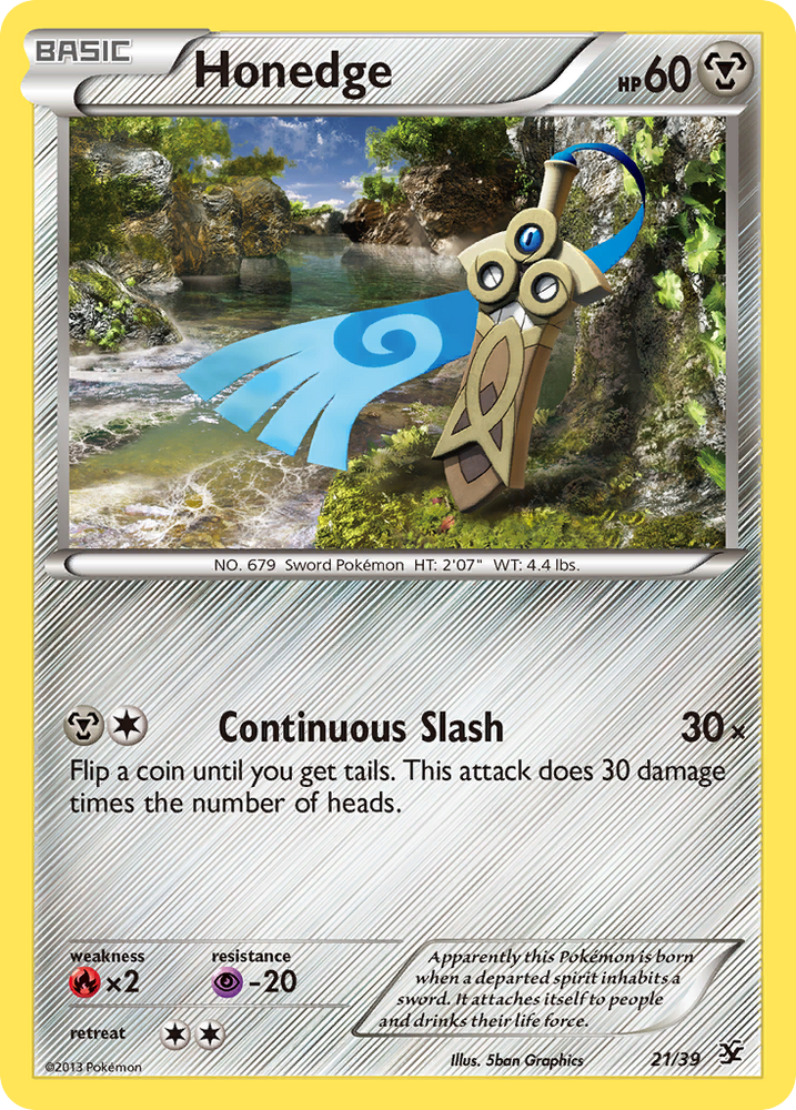 Pokemon| Honedge (21/39) [XY: Kalos Starter Set] | The Nerd Merchant