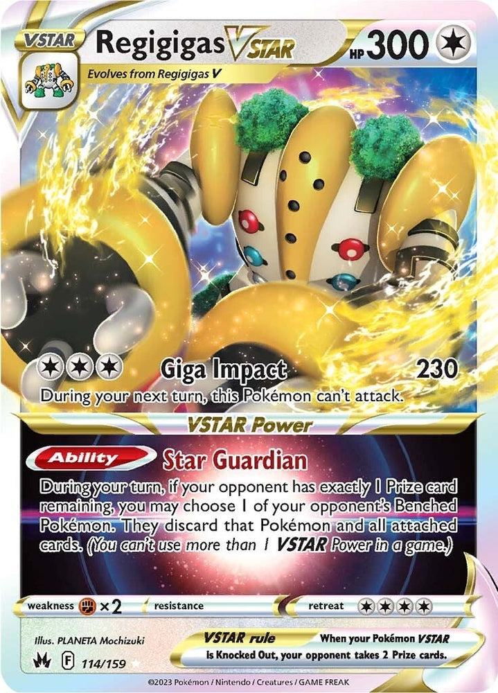 Pokemon | Regigigas VSTAR (114/159) [Sword & Shield: Crown Zenith] | The Nerd Merchant