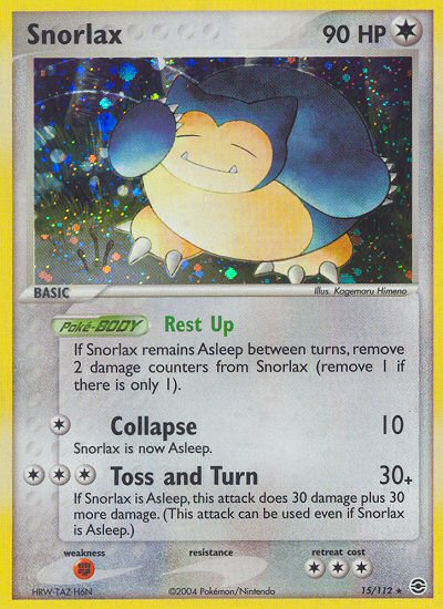 Pokemon | Snorlax (15/112) [EX: FireRed & LeafGreen] | The Nerd Merchant