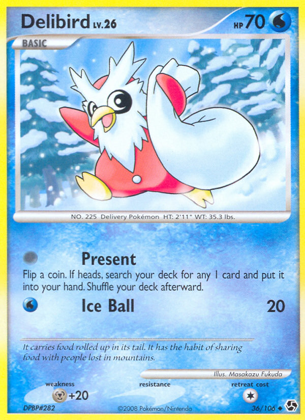 Pokemon | Delibird (36/106) [Diamond & Pearl: Great Encounters] | The Nerd Merchant