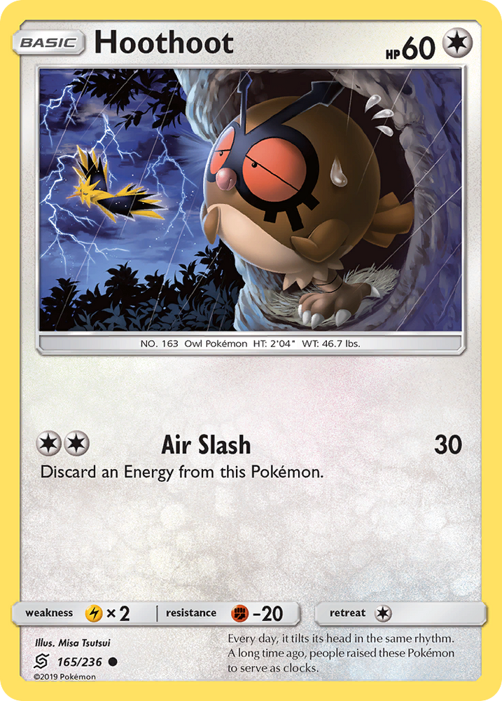 Pokemon | Hoothoot (165/236) [Sun & Moon: Unified Minds] | The Nerd Merchant