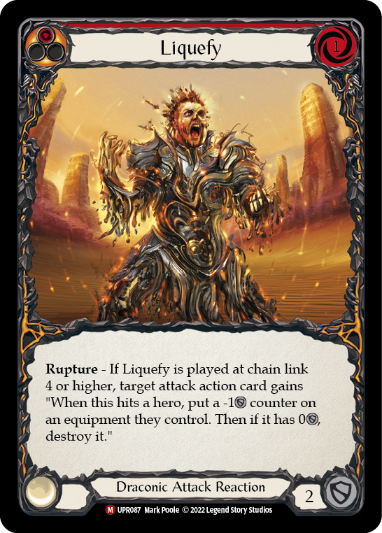 Flesh and Blood TCG | Liquefy [UPR087] (Uprising)  Rainbow Foil | The Nerd Merchant