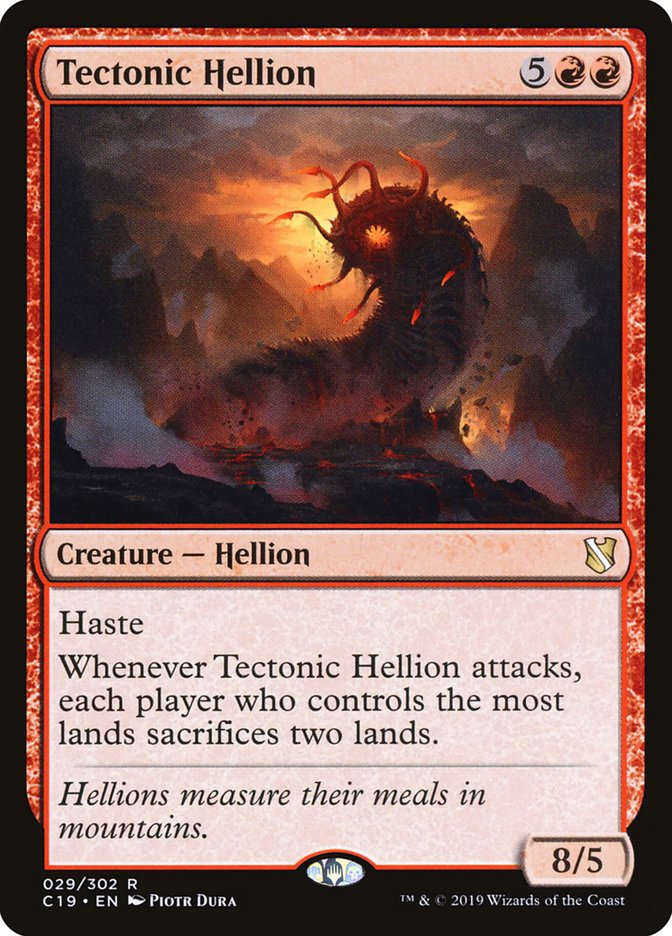 Magic | Tectonic Hellion [Commander 2019] | The Nerd Merchant
