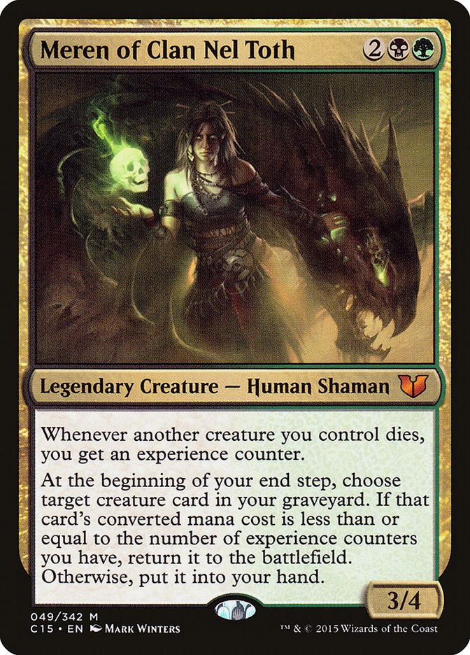 Magic | Meren of Clan Nel Toth [Commander 2015] | The Nerd Merchant