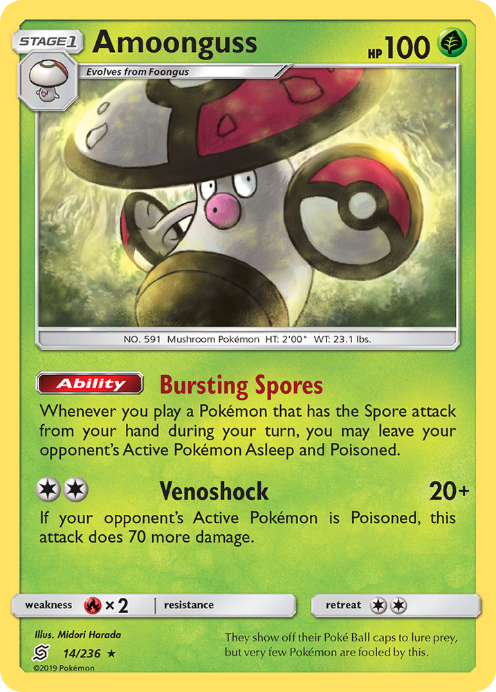 Pokemon | Amoonguss (14/236) [Sun & Moon: Unified Minds] | The Nerd Merchant