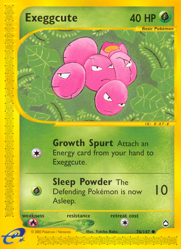 Pokemon | Exeggcute (76/147) [Aquapolis] | The Nerd Merchant