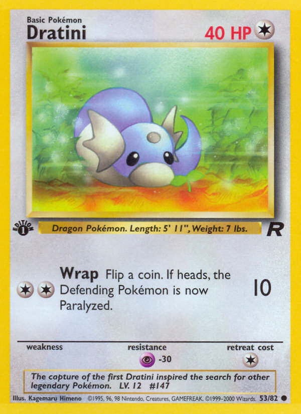 Pokemon | Dratini (53/82) [Team Rocket 1st Edition] | The Nerd Merchant