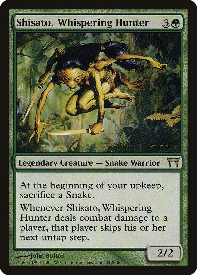 Magic | Shisato, Whispering Hunter [Champions of Kamigawa] | The Nerd Merchant