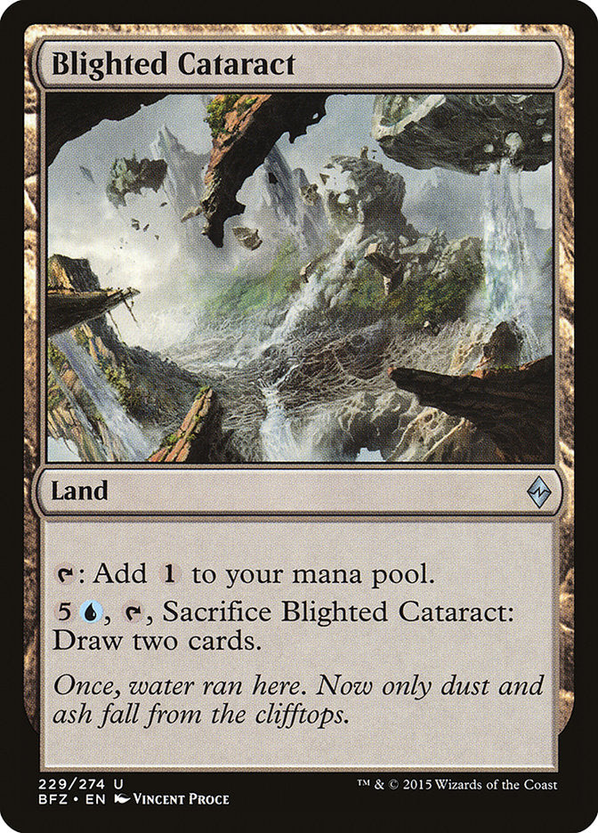 Magic | Blighted Cataract [Battle for Zendikar] | The Nerd Merchant