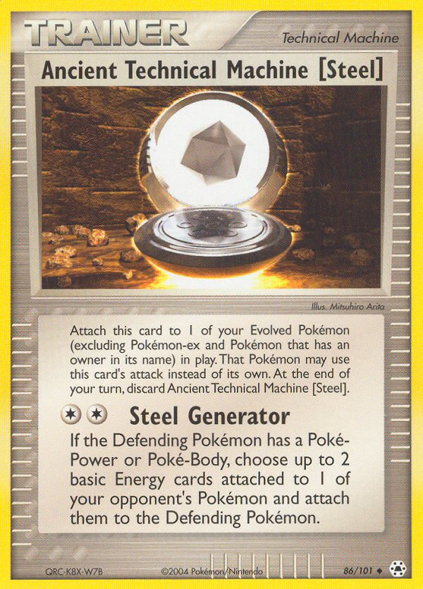 Pokemon | Ancient Technical Machine [Steel] (86/101) [EX: Hidden Legends] | The Nerd Merchant