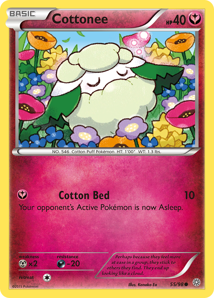 Pokemon | Cottonee (55/98) [XY: Ancient Origins] | The Nerd Merchant