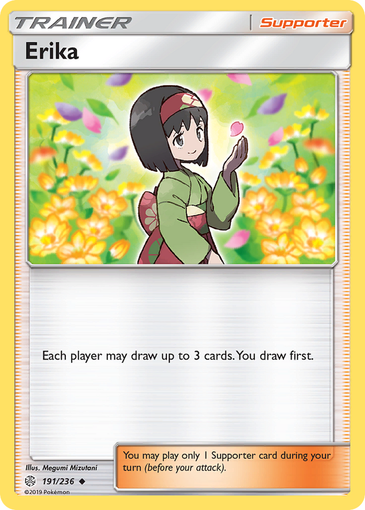 Pokemon| Erika (191/236) [Sun & Moon: Cosmic Eclipse] | The Nerd Merchant