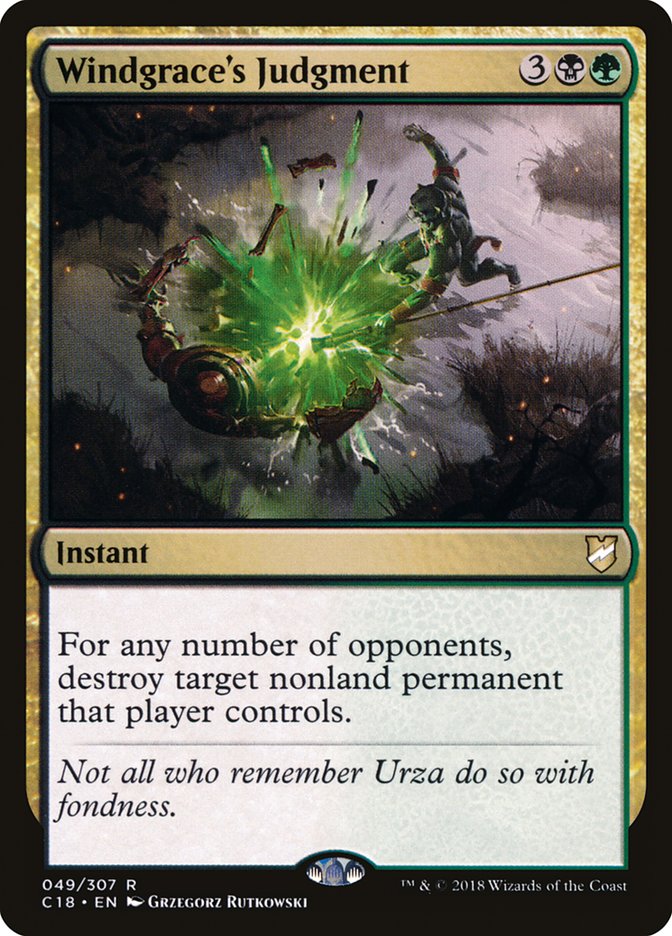 Magic | Windgrace's Judgment [Commander 2018] | The Nerd Merchant