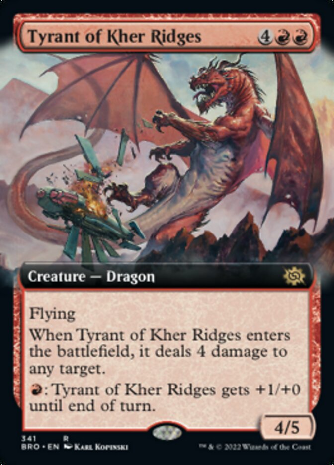 Magic | Tyrant of Kher Ridges (Extended Art) [The Brothers' War] | The Nerd Merchant