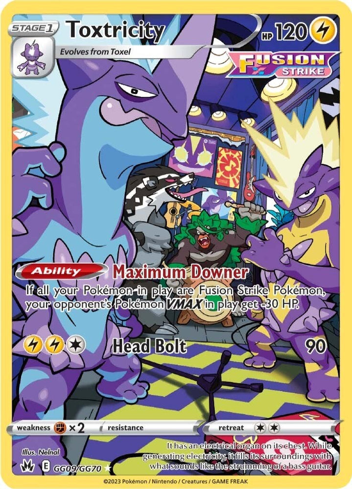 Pokemon | Toxtricity (GG09/GG70) [Sword & Shield: Crown Zenith] | The Nerd Merchant