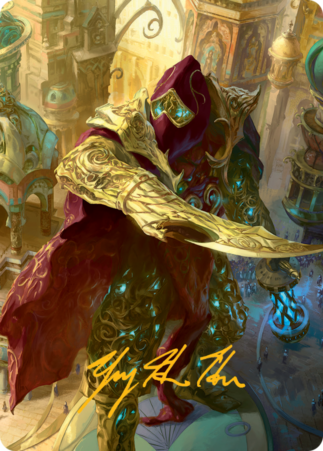 Magic | Baral, Chief of Compliance Art Card (Gold-Stamped Signature) [March of the Machine Art Series] | The Nerd Merchant