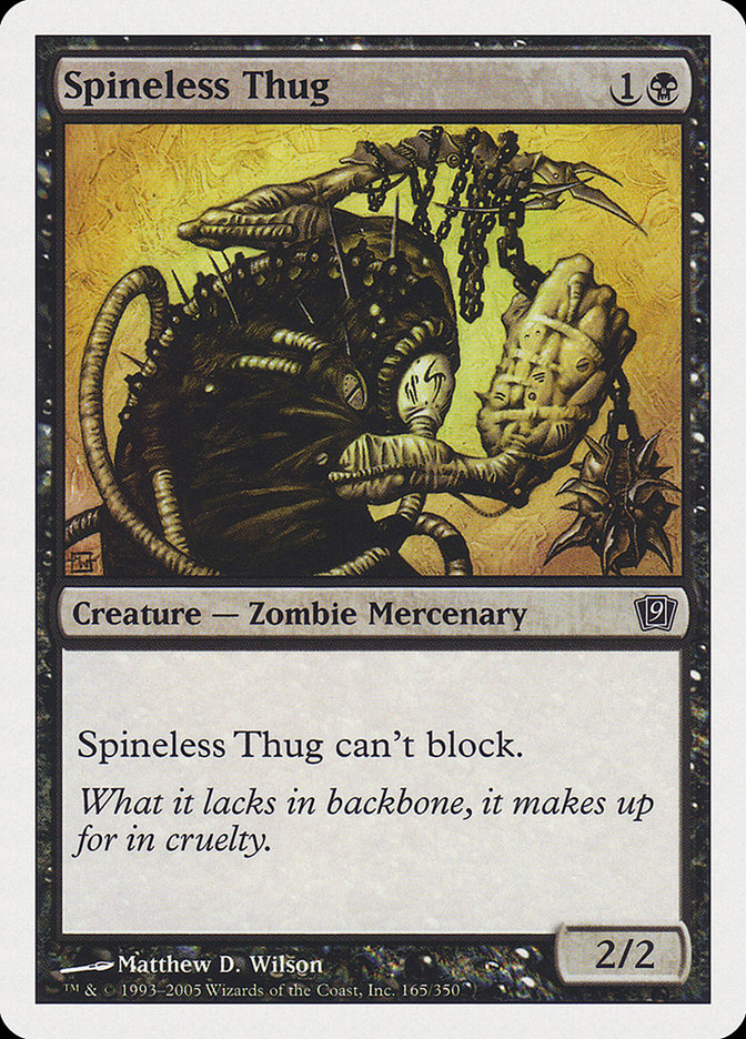 Magic | Spineless Thug [Ninth Edition] | The Nerd Merchant