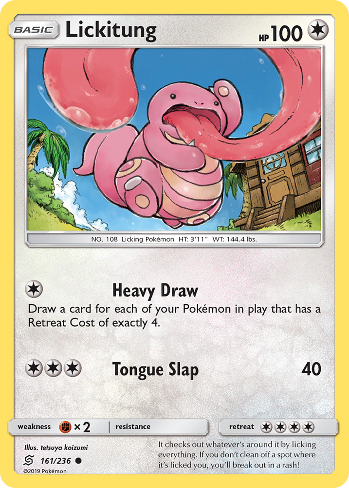 Pokemon | Lickitung (161/236) [Sun & Moon: Unified Minds] | The Nerd Merchant