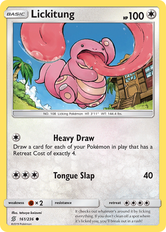 Pokemon | Lickitung (161/236) [Sun & Moon: Unified Minds] | The Nerd Merchant