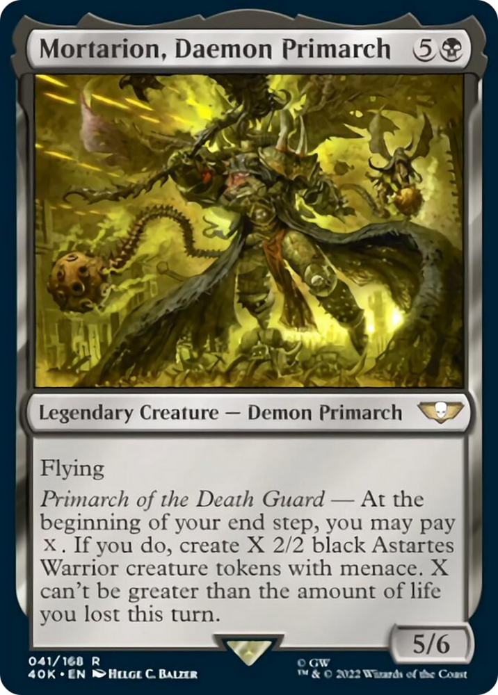 Magic | Mortarion, Daemon Primarch [Warhammer 40,000] | The Nerd Merchant