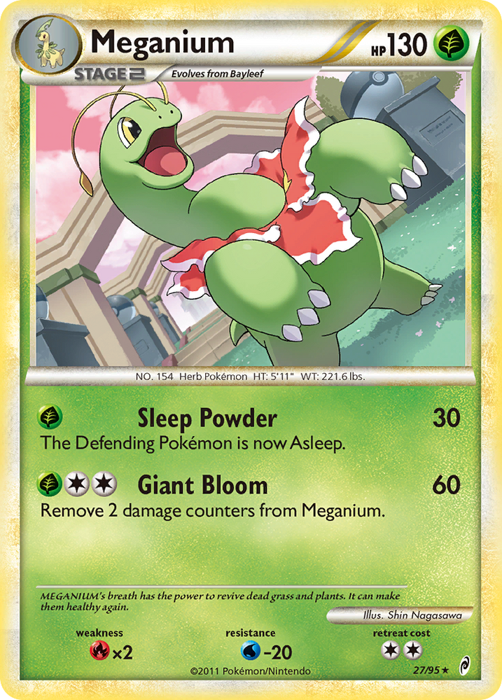 Pokemon | Meganium (27/95) [HeartGold & SoulSilver: Call of Legends] | The Nerd Merchant