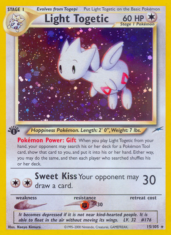 Pokemon | Light Togetic (15/105) [Neo Destiny 1st Edition] | The Nerd Merchant