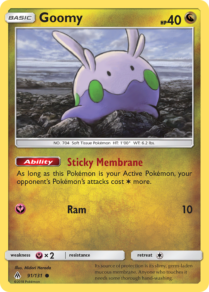 Pokemon | Goomy (91/131) [Sun & Moon: Forbidden Light] | The Nerd Merchant
