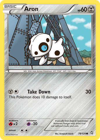 Pokemon | Aron (78/124) [Black & White: Dragons Exalted] | The Nerd Merchant