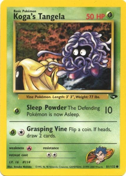 Pokemon | Koga's Tangela (81/132) [Gym Challenge Unlimited] | The Nerd Merchant