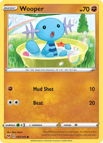 Pokemon | Wooper (083/185) [Sword & Shield: Vivid Voltage] | The Nerd Merchant