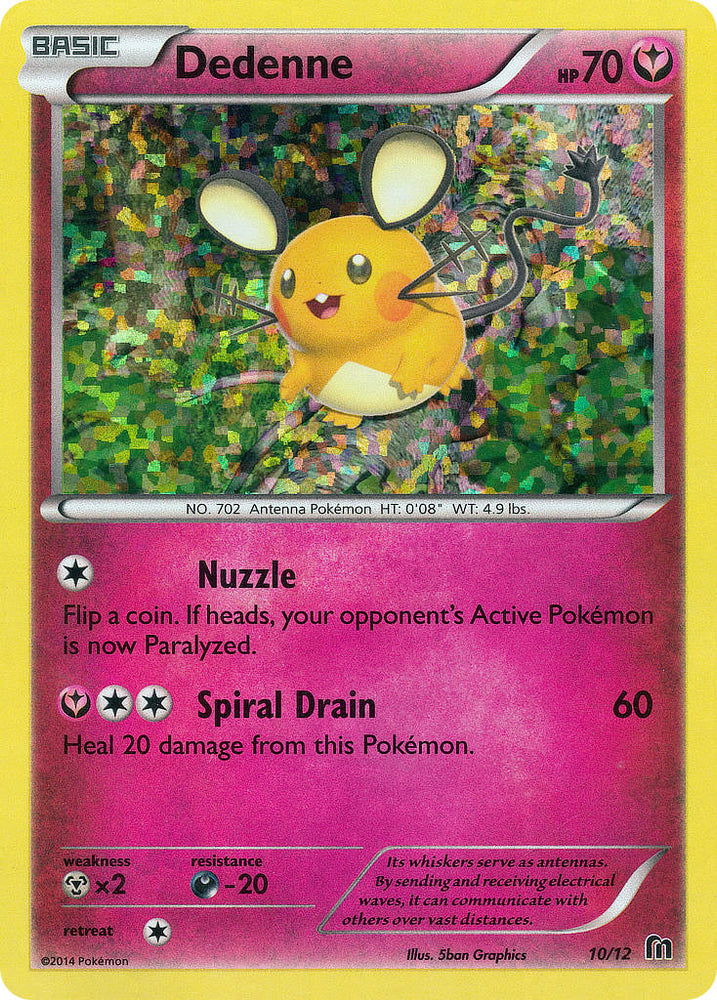Pokemon | Dedenne (10/12) [McDonald's Promos: 2016 Collection] | The Nerd Merchant