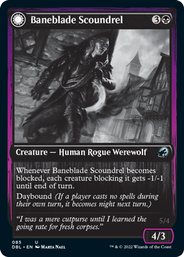 Magic | Baneblade Scoundrel // Baneclaw Marauder [Innistrad: Double Feature] | The Nerd Merchant