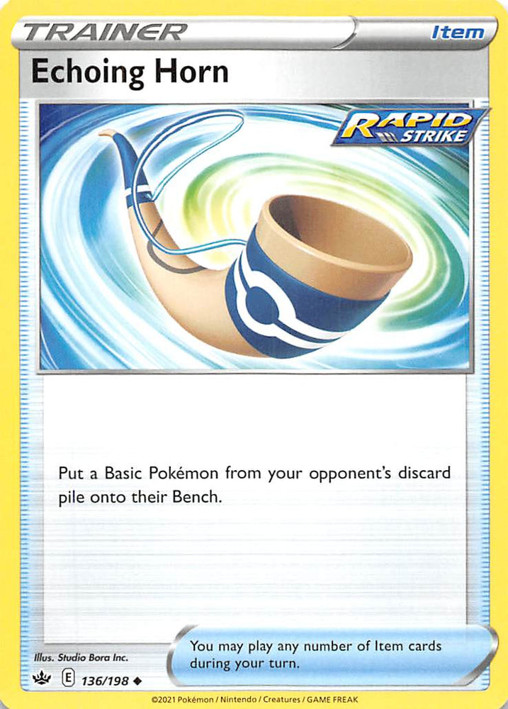 Pokemon | Echoing Horn (136/198) [Sword & Shield: Chilling Reign] | The Nerd Merchant