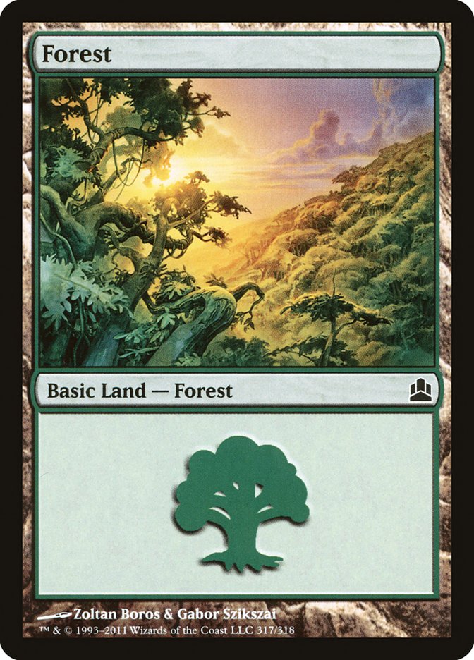 Magic | Forest (317) [Commander 2011] | The Nerd Merchant