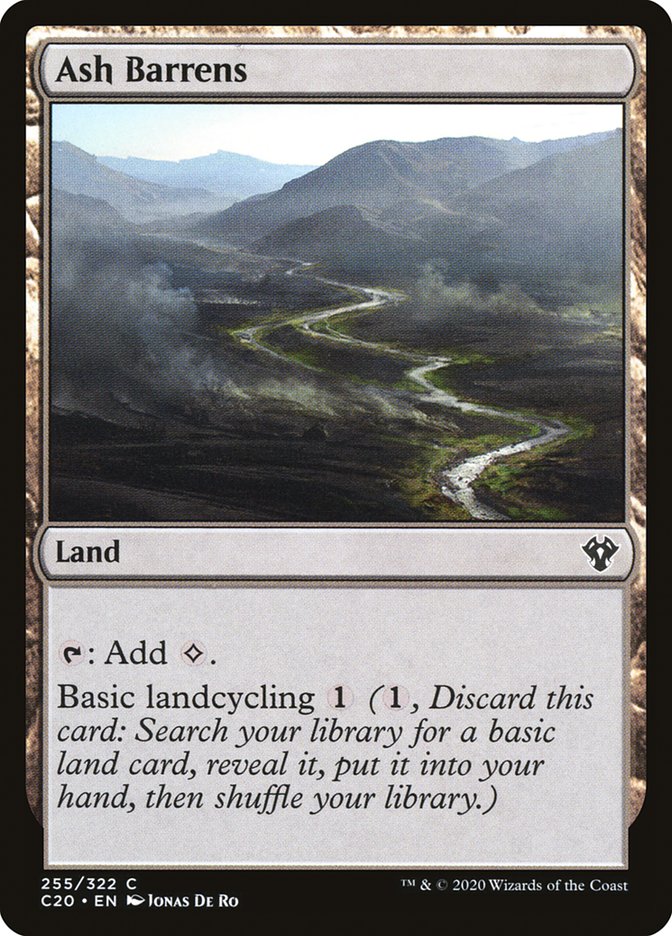 Magic | Ash Barrens [Commander 2020] | The Nerd Merchant