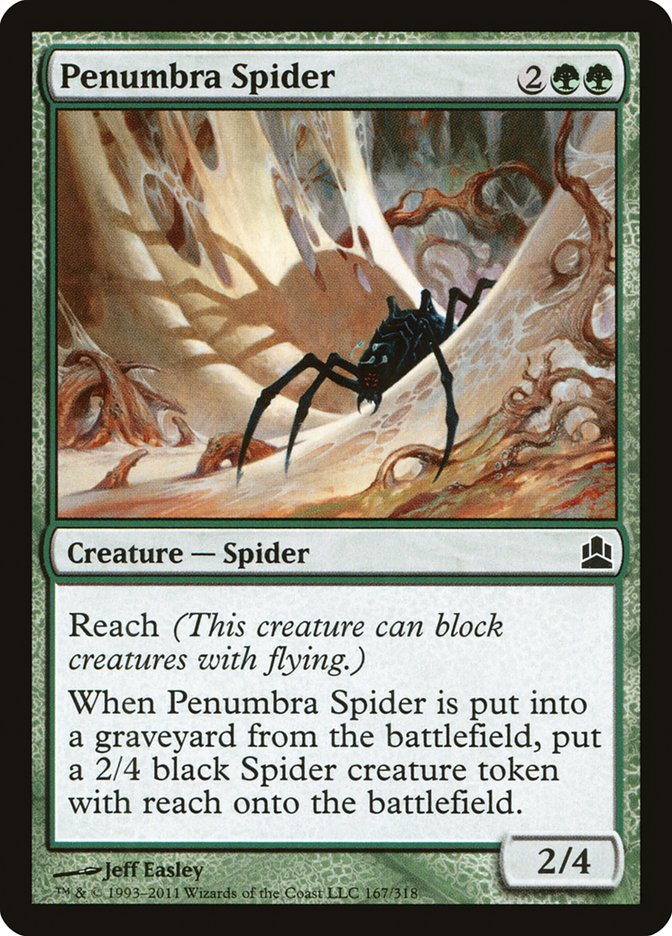 Magic | Penumbra Spider [Commander 2011] | The Nerd Merchant