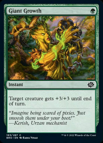 Magic | Giant Growth [The Brothers' War] | The Nerd Merchant