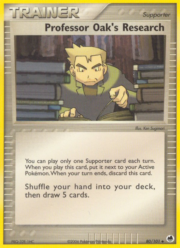 Pokemon | Professor Oak's Research (80/101) [EX: Dragon Frontiers] | The Nerd Merchant