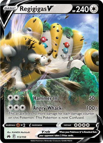 Pokemon | Regigigas V (113/159) [Sword & Shield: Crown Zenith] | The Nerd Merchant