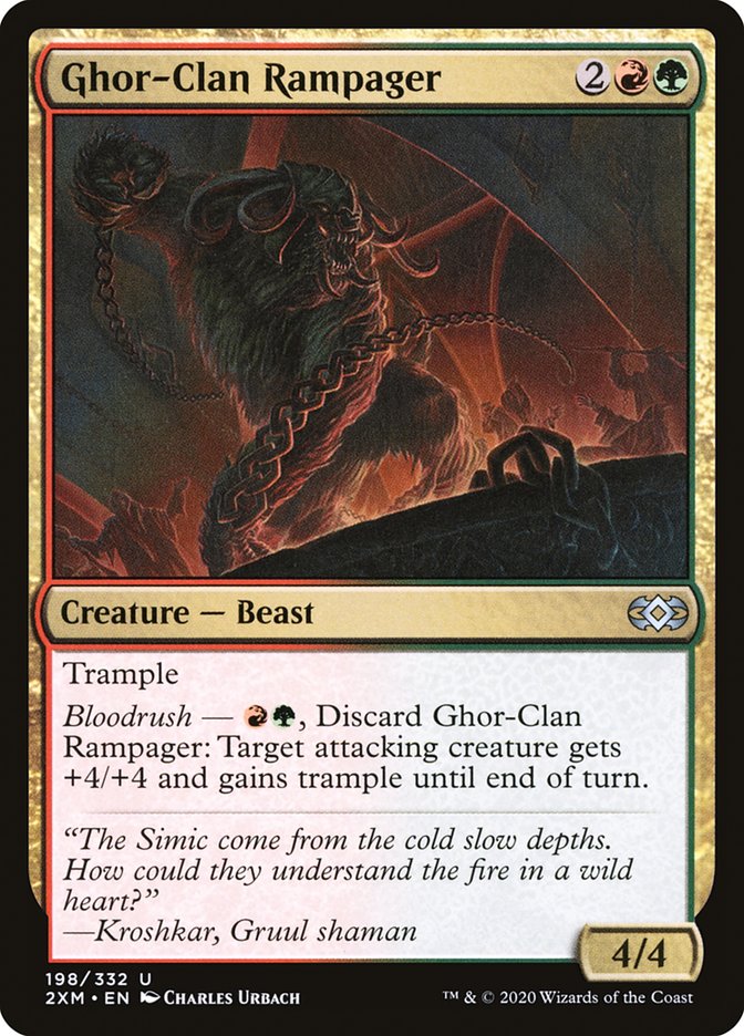 Magic | Ghor-Clan Rampager [Double Masters] | The Nerd Merchant