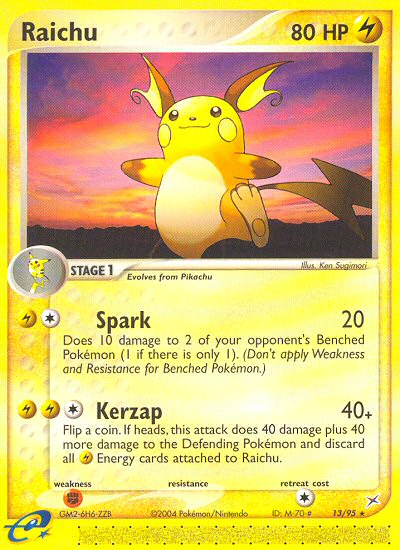 Pokemon | Raichu (13/95) [EX: Team Magma vs Team Aqua] | The Nerd Merchant