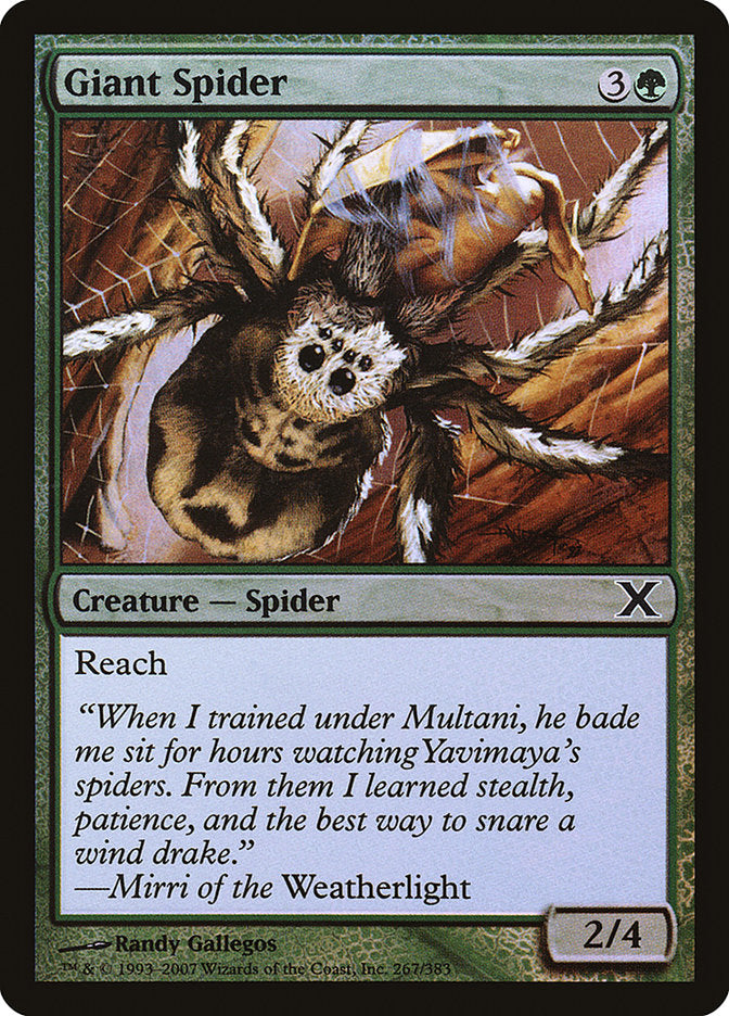 Magic | Giant Spider (Premium Foil) [Tenth Edition] | The Nerd Merchant