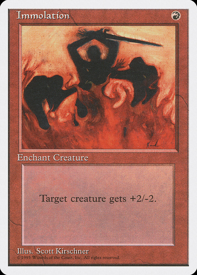 Magic | Immolation [Fourth Edition] | The Nerd Merchant