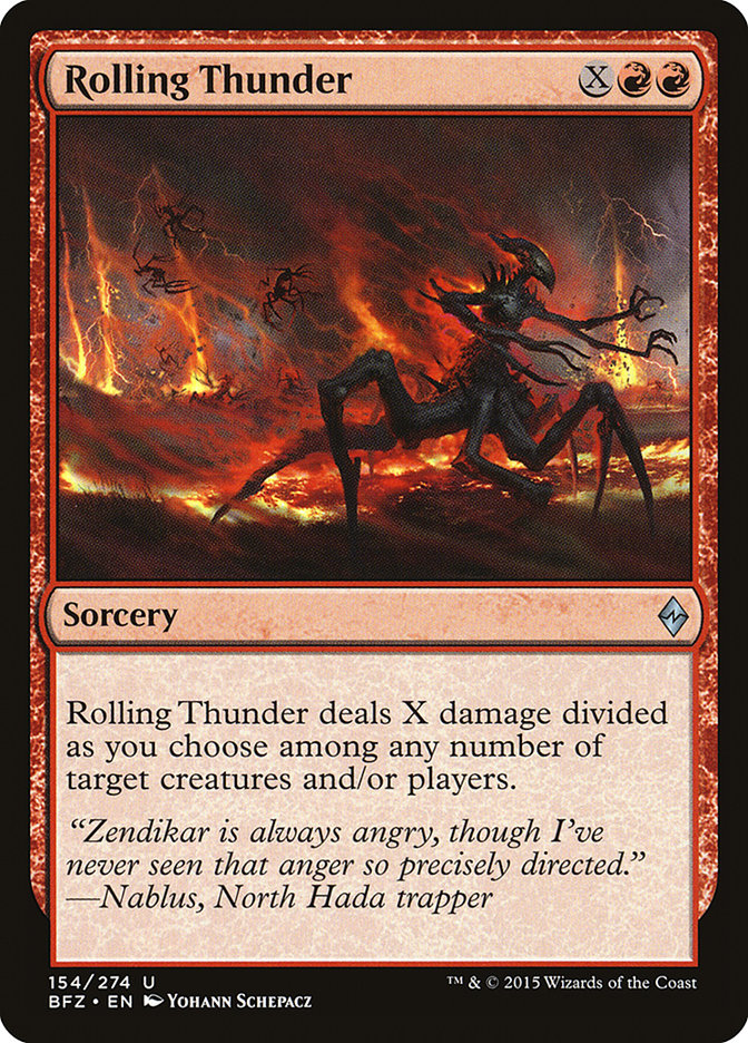 Magic | Rolling Thunder [Battle for Zendikar] | The Nerd Merchant