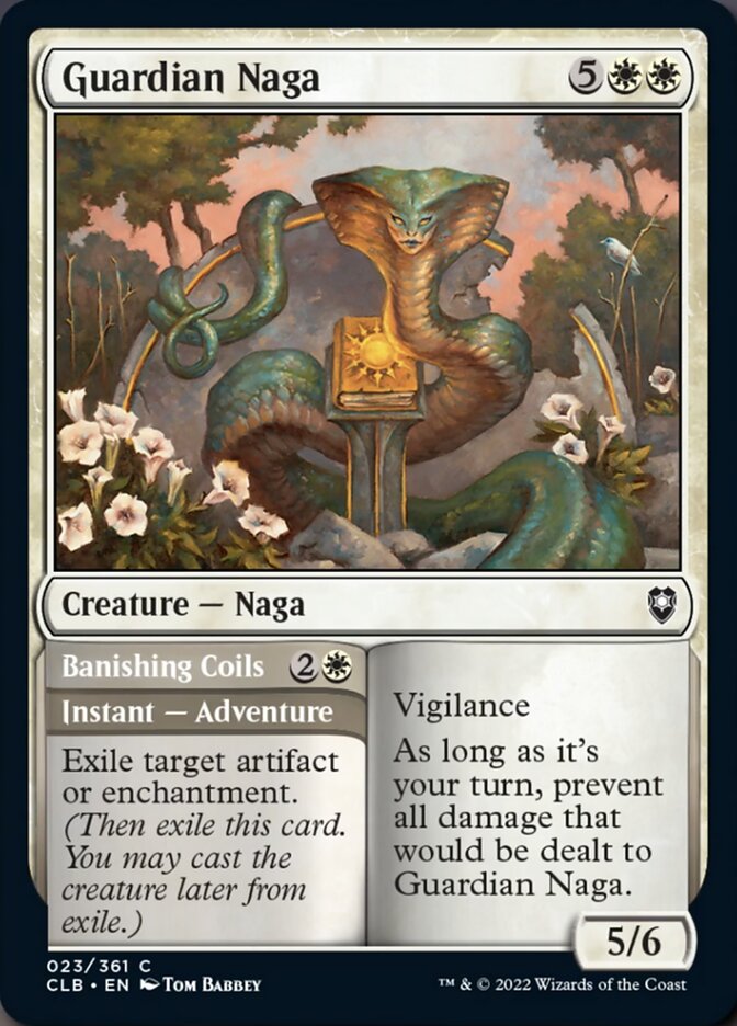 Magic | Guardian Naga // Banishing Coils [Commander Legends: Battle for Baldur's Gate] | The Nerd Merchant