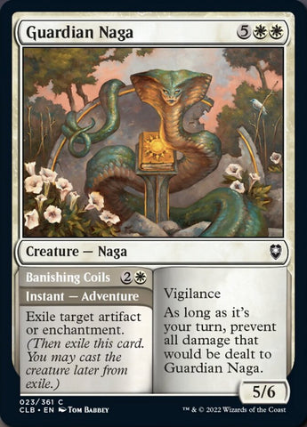Magic | Guardian Naga // Banishing Coils [Commander Legends: Battle for Baldur's Gate] | The Nerd Merchant