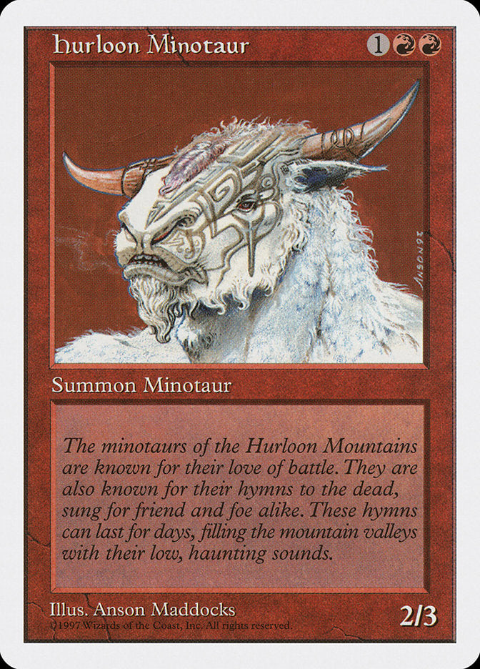 Magic | Hurloon Minotaur [Fifth Edition] | The Nerd Merchant