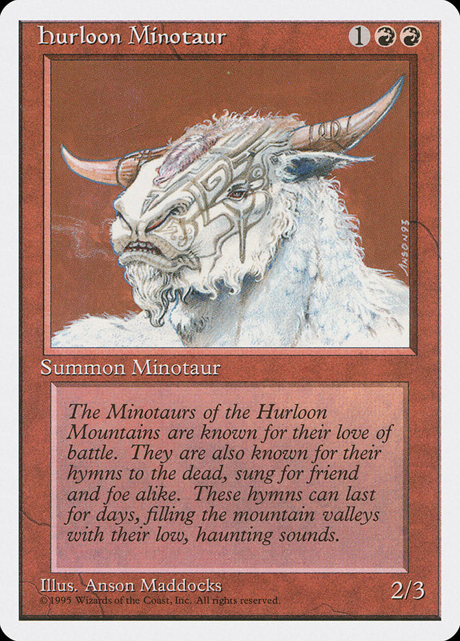 Magic | Hurloon Minotaur [Fourth Edition] | The Nerd Merchant