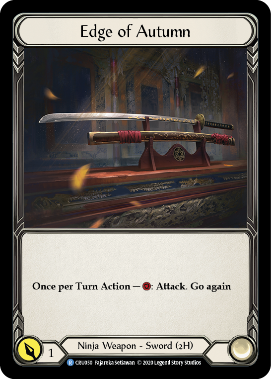 Flesh and Blood TCG | Edge of Autumn [CRU050] (Crucible of War)  1st Edition Normal | The Nerd Merchant